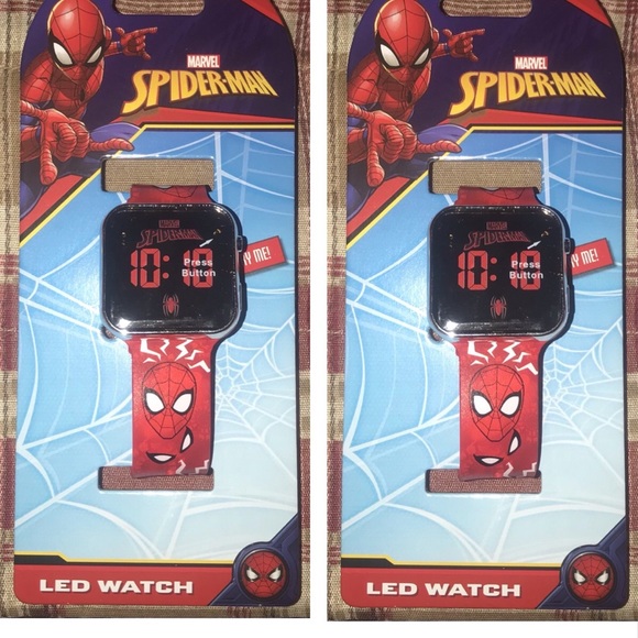Marvel  Spiky Miles Morales 9” Figure + 2 Digital Spiderman Kids Watches - Picture 2 of 5